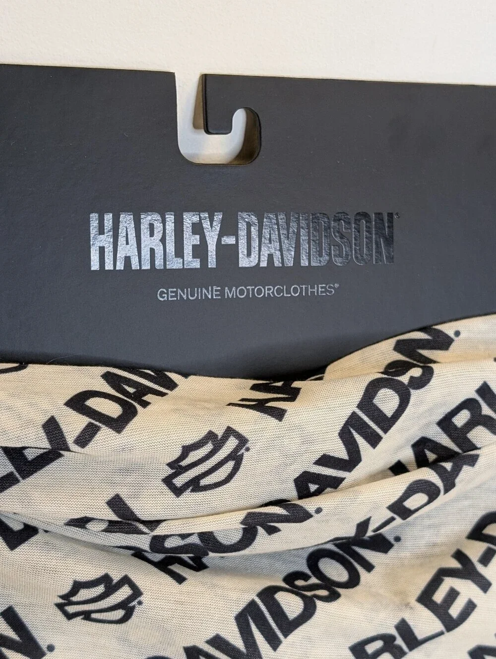 Harley-Davidson Men's H-D TECH Gaiter Cloud Dancer & Allover Print